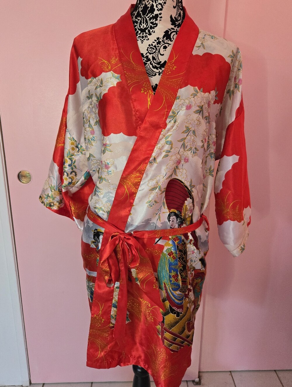 Vintage Kimono Style Robe